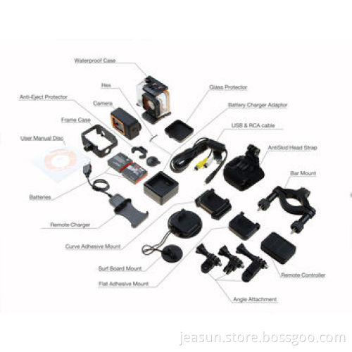 1,080P WIFI Control A5 Sports DVR with 14MP sensor 6G Lens Digital Video Cam
